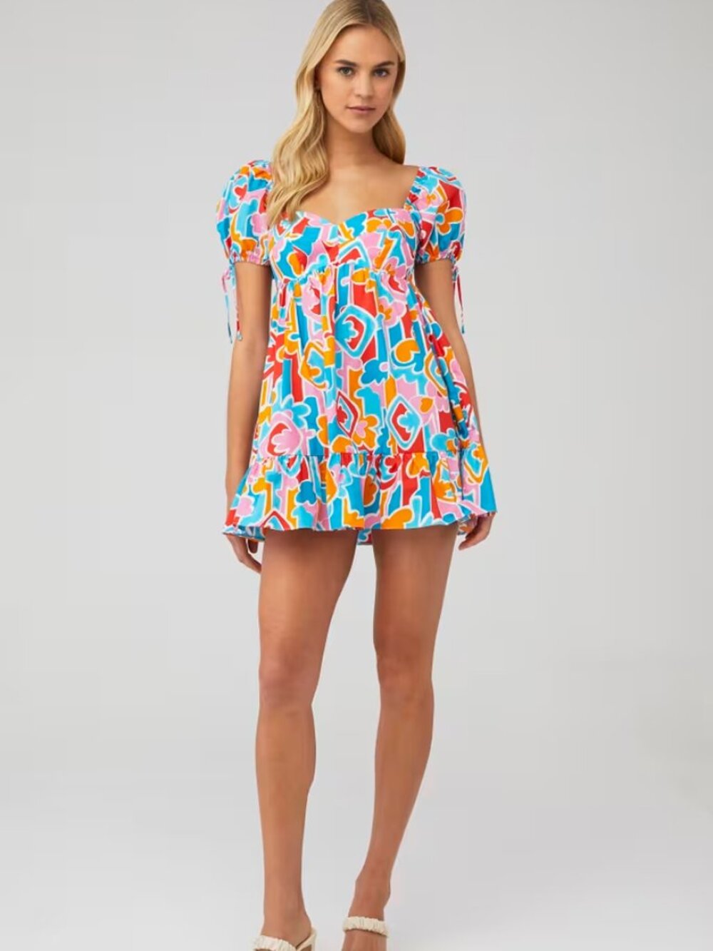 Amanda Uprichard Sicily Dress in Miami Colorway NWT S